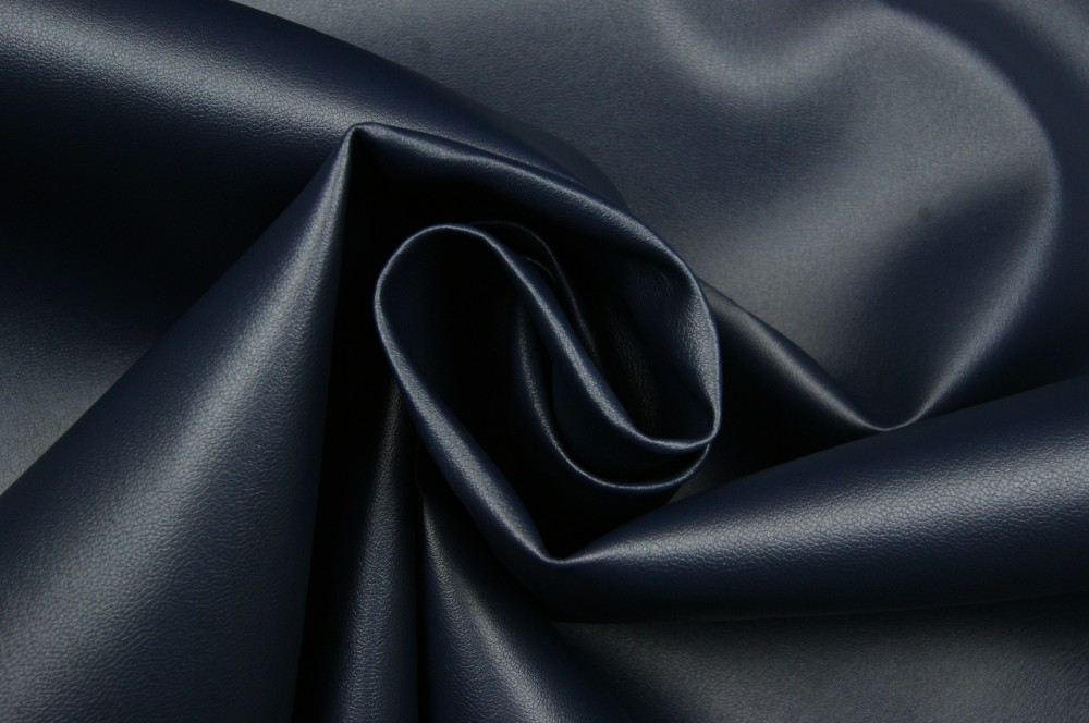 Kunstleer donker-blauw