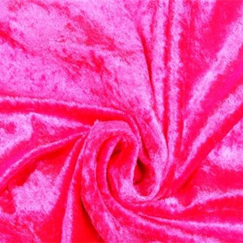 Velours de Panne fluor-fuchsia