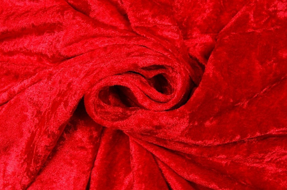 Velours de Panne rood