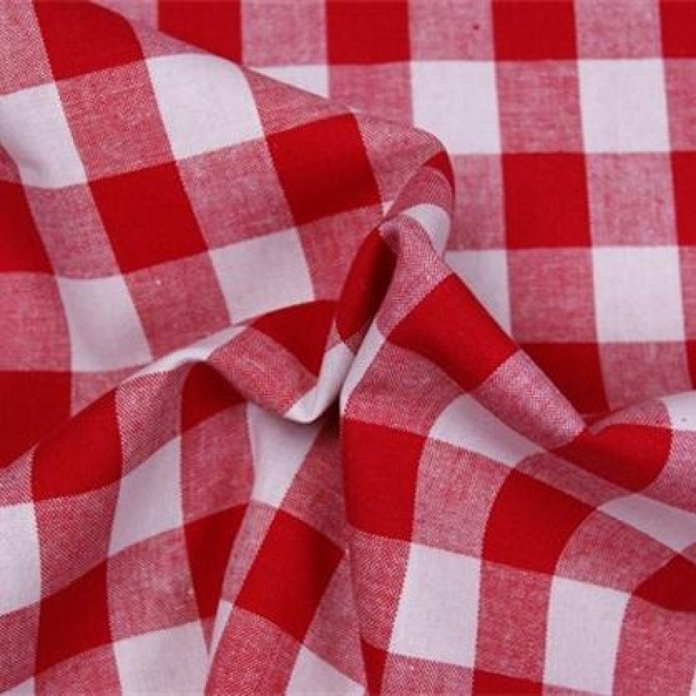 Boerenbont rood ruit 20mm