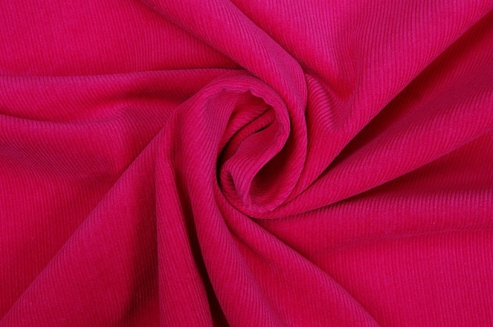 Ribcord fuchsia stretch